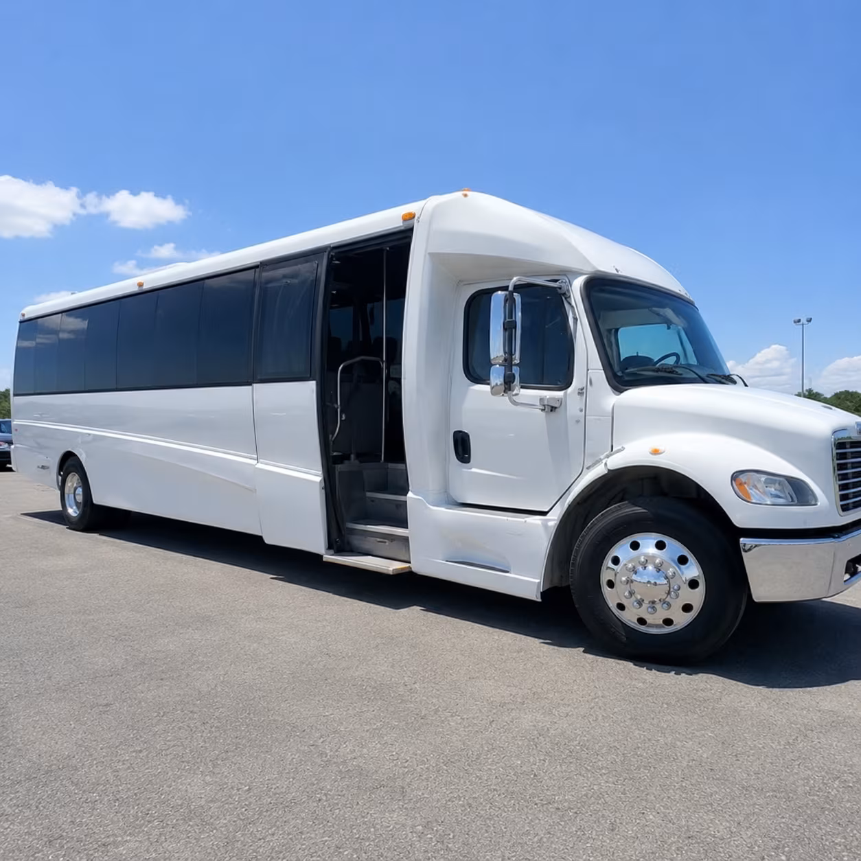 Las Vegas Airport Shuttle & Transportation party bus interior