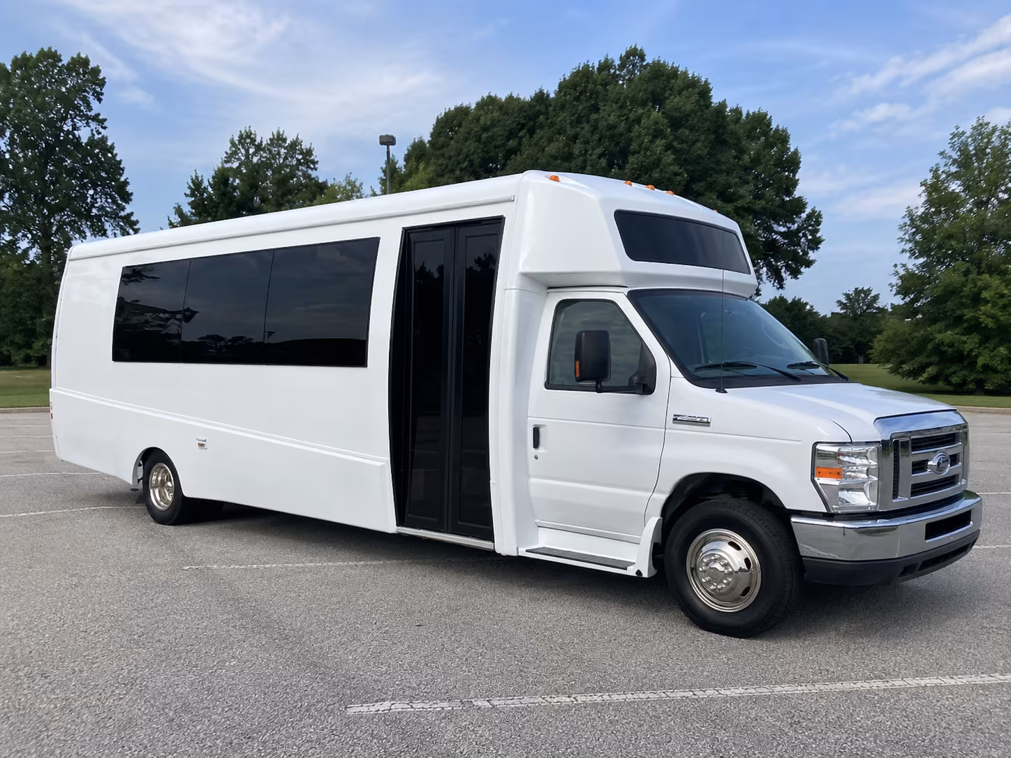 Las Vegas Birthday, Sweet 16, & Quinceañera Transportation party bus exterior