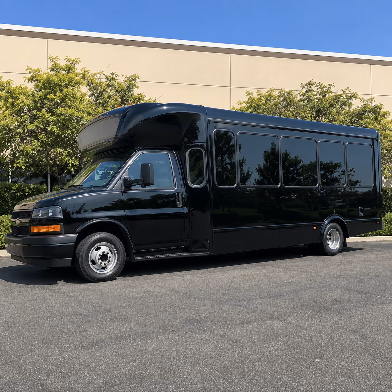 Las Vegas Private Event Transportation party bus exterior