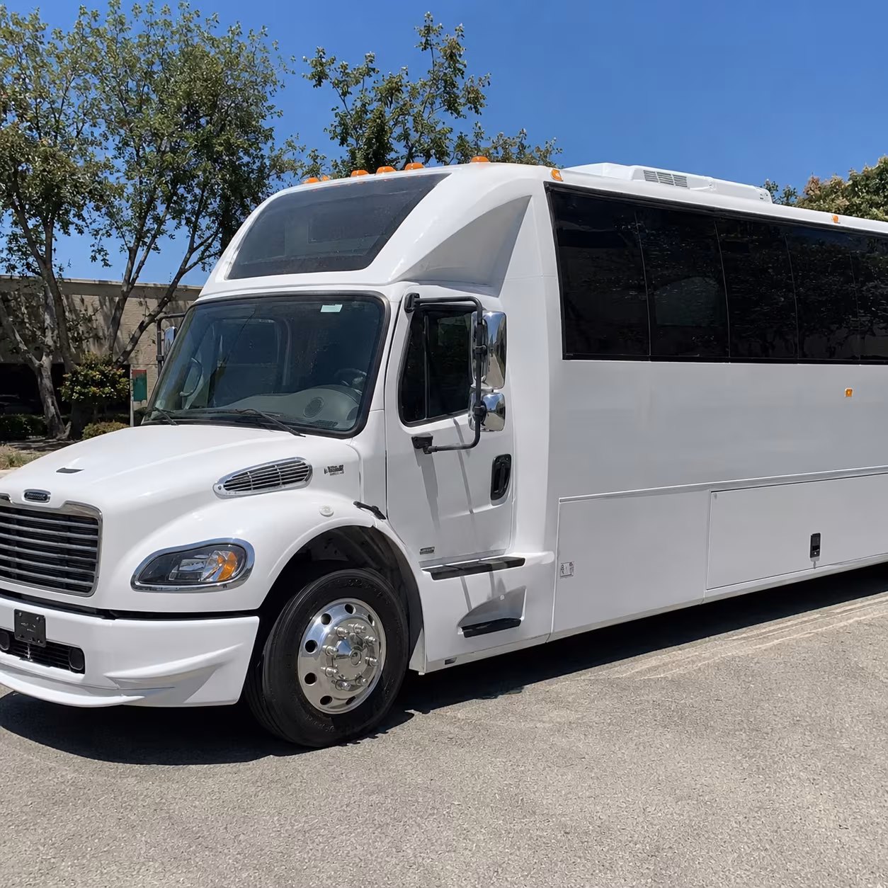 Las Vegas Private Event Transportation party bus exterior