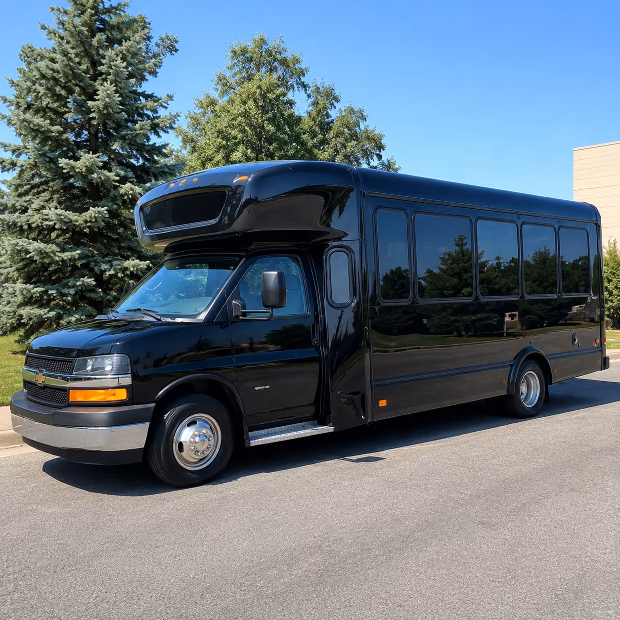 Las Vegas Private Event Transportation party bus exterior
