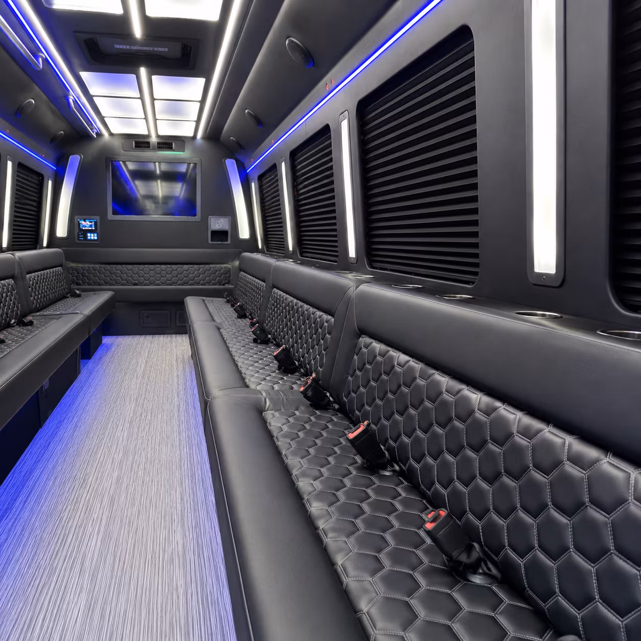 Las Vegas Private Event Transportation onboard seating