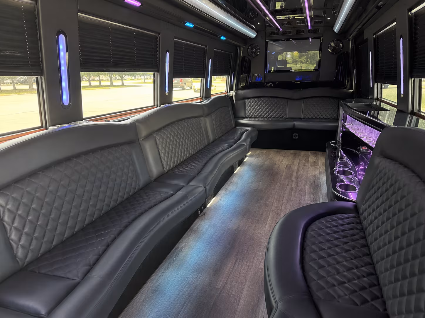 Las Vegas Prom & Homecoming Transportation party bus exterior