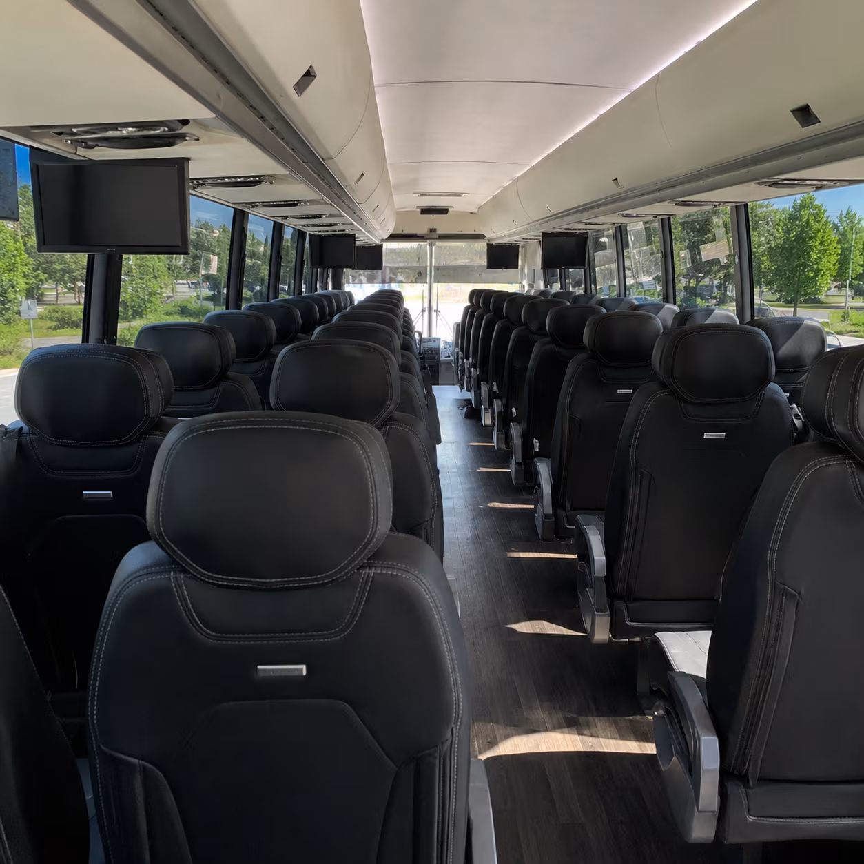 Las Vegas School Event Transportation party bus exterior