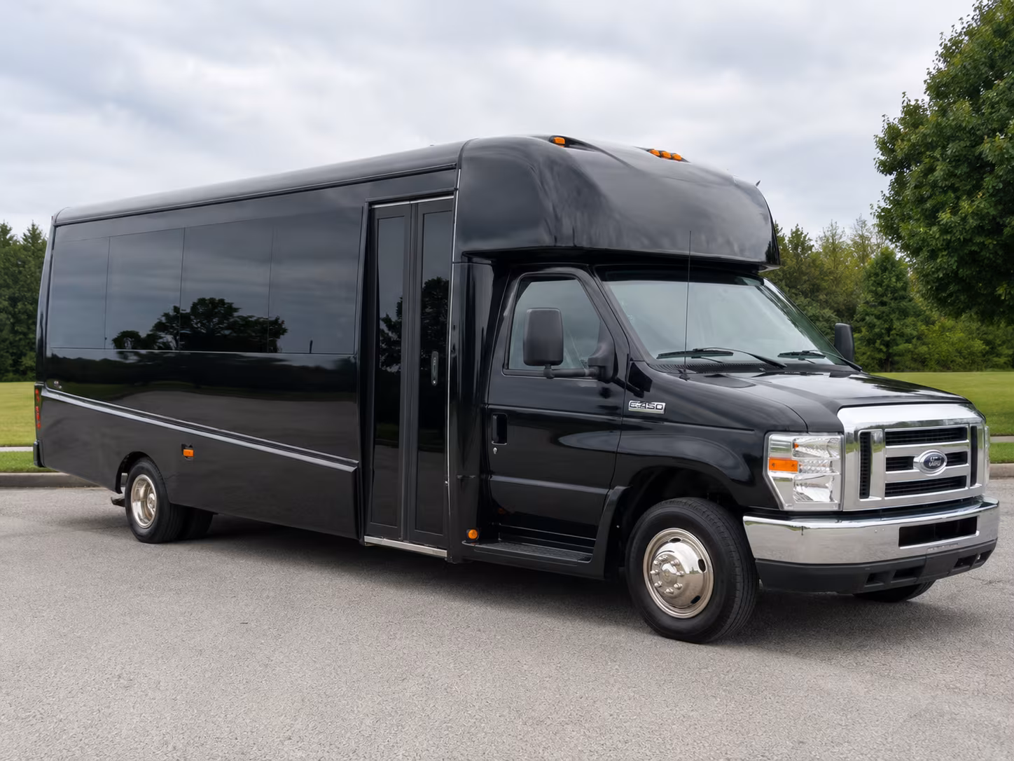 Las Vegas School Event Transportation party bus exterior