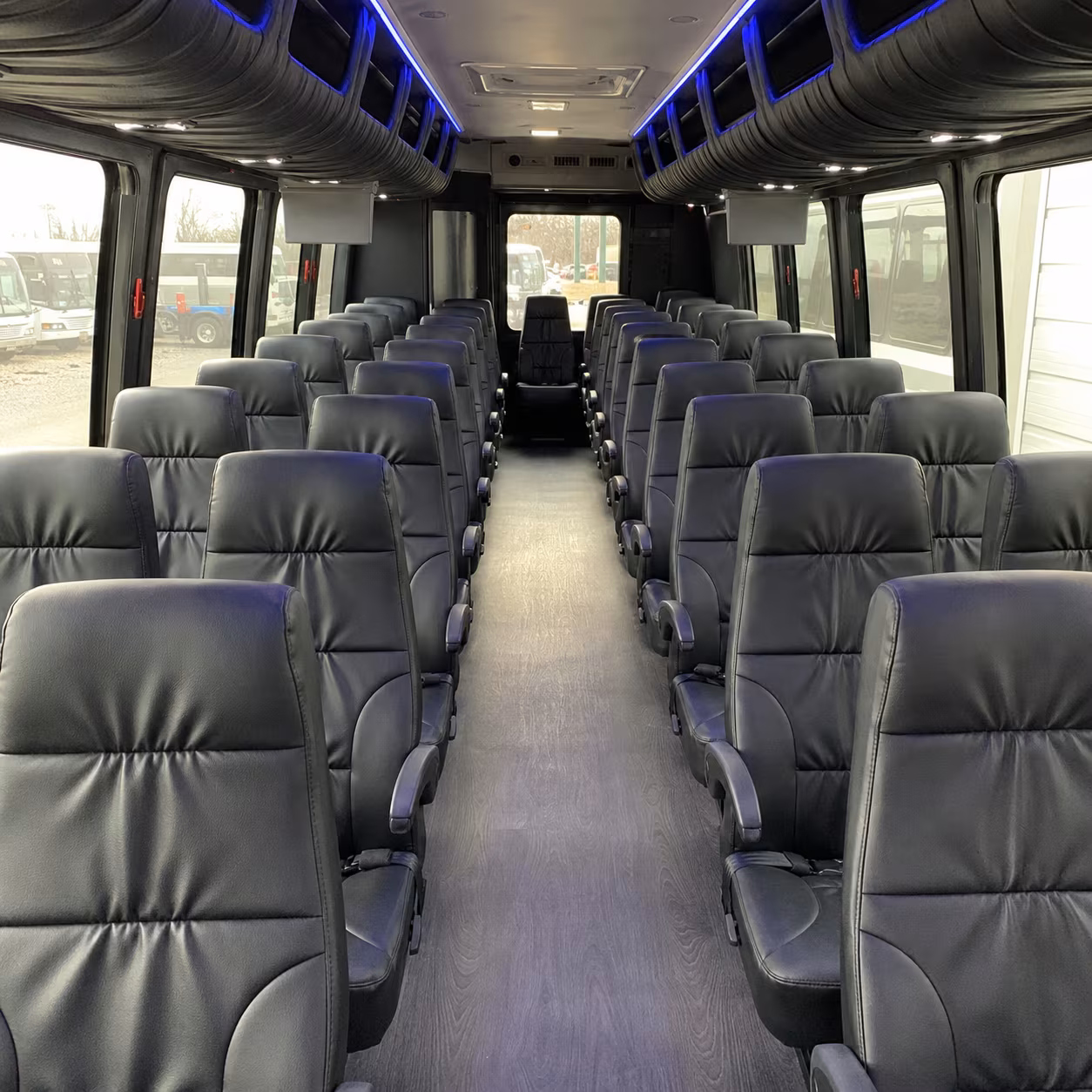 Las Vegas School Event Transportation party bus interior