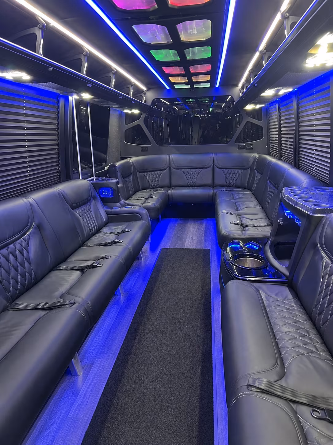 Las Vegas Sporting Event Transportation party bus exterior