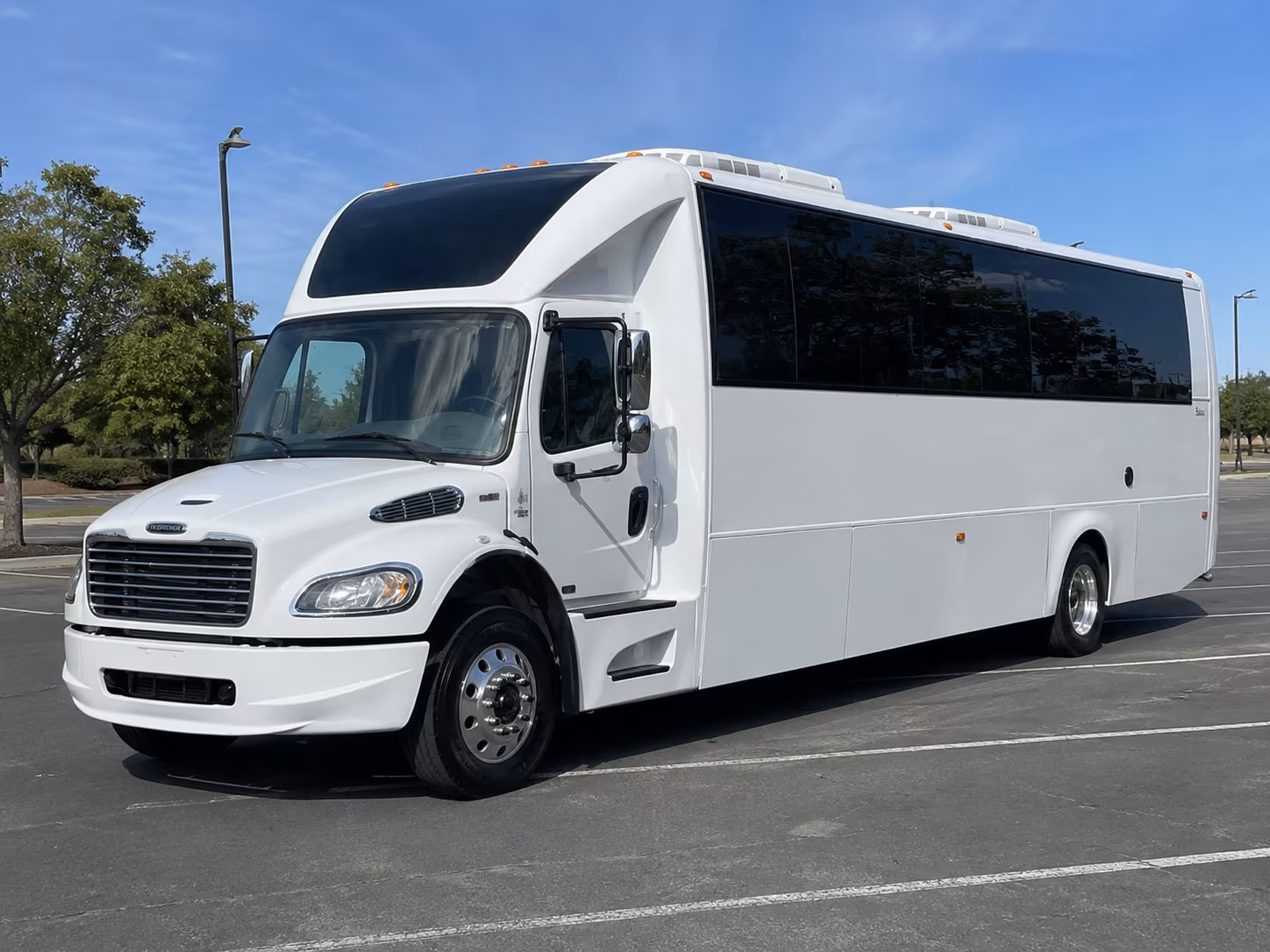 Las Vegas Wedding Transportation party bus exterior