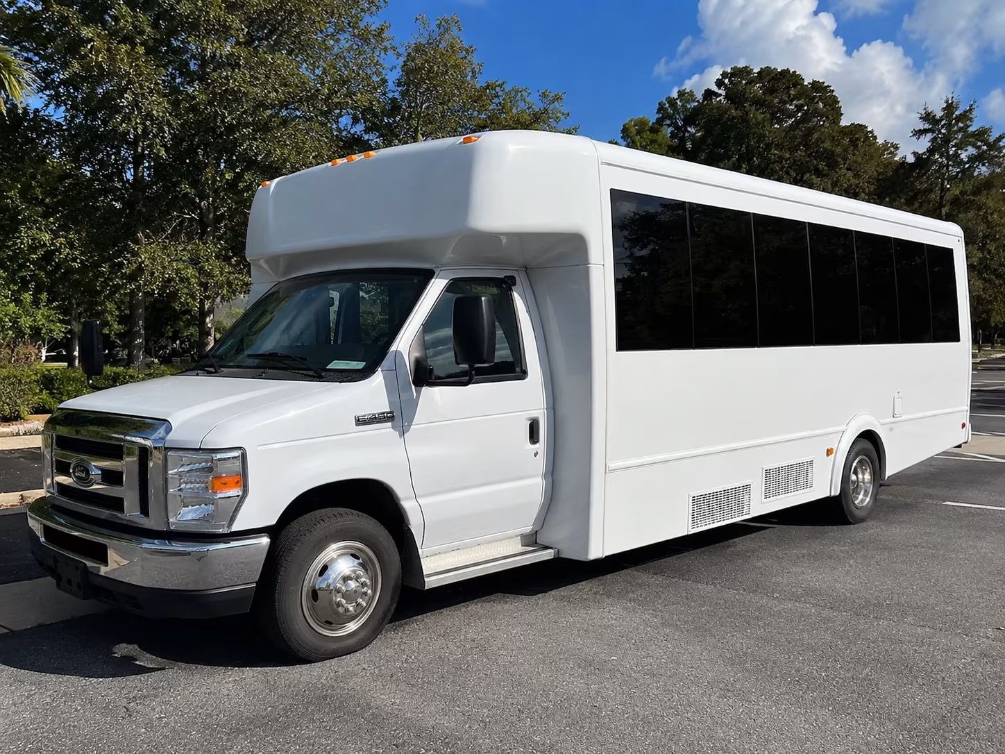 Las Vegas Wedding Transportation party bus exterior