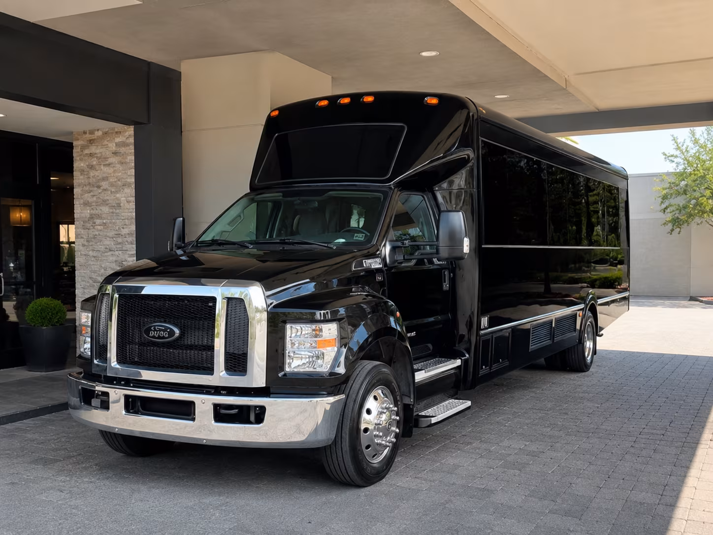 Las Vegas Winery Tour & Pub Crawl Transportation party bus exterior