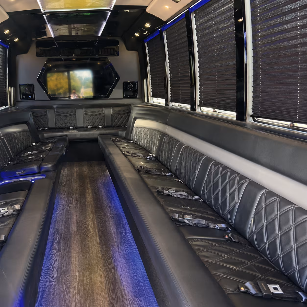 Las Vegas Winery Tour & Pub Crawl Transportation party bus exterior